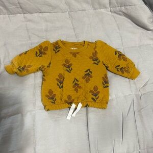 Girl baby sweater 3-6mo